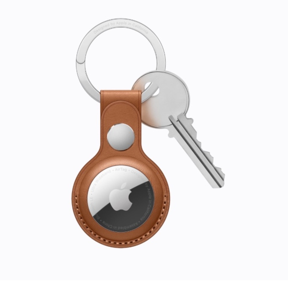 Apple AirTags Leather AirTag Case